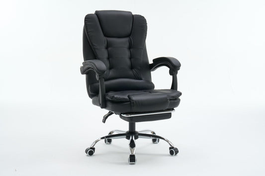 Reclining Office Chair with Footrest – Ergonomic Gaming & Executive Chair