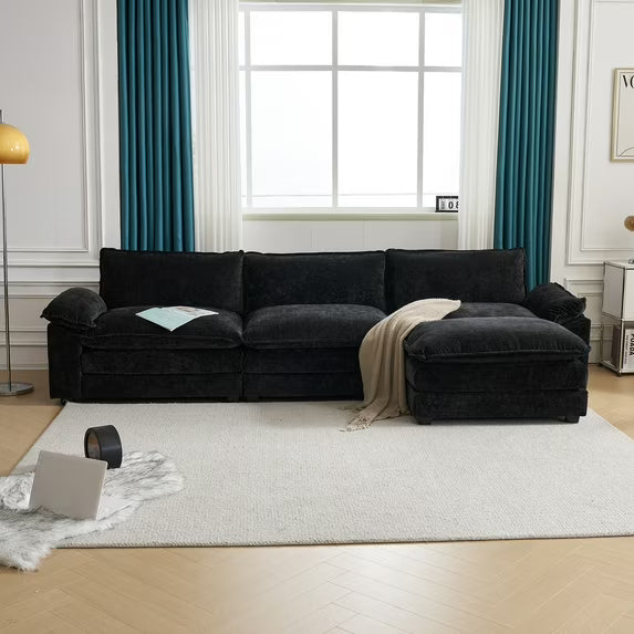 BORIS L Shaped Convertible Sofa – Heaven Furnishing