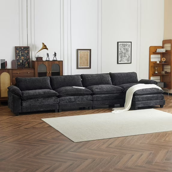 BORIS L Shaped Convertible Sofa – Heaven Furnishing