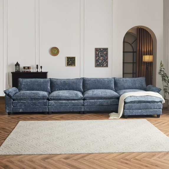 BORIS L Shaped Convertible Sofa – Heaven Furnishing