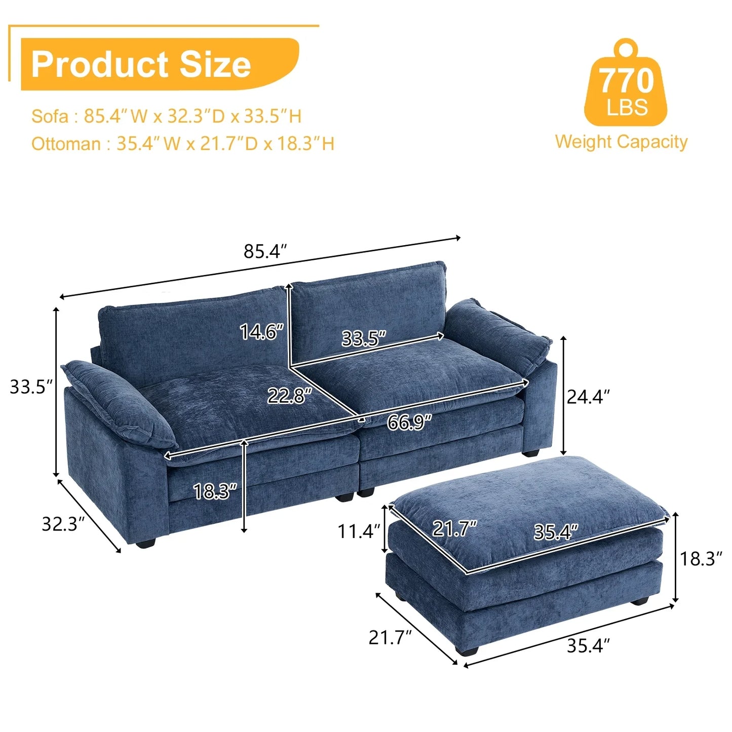 BORIS L Shaped Convertible Sofa – Heaven Furnishing