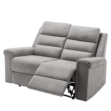 Alina 2 Seater Fabric Manual Recliner –  Heaven Furnishing