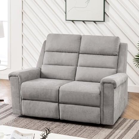 Alina 2 Seater Fabric Manual Recliner –  Heaven Furnishing