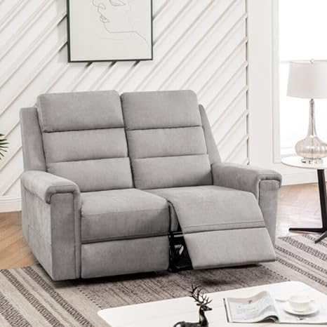 Alina 2 Seater Fabric Manual Recliner –  Heaven Furnishing