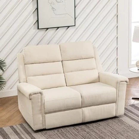 Alina 2 Seater Fabric Manual Recliner –  Heaven Furnishing