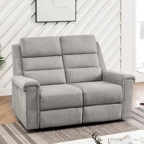 Alina 2 Seater Fabric Manual Recliner –  Heaven Furnishing