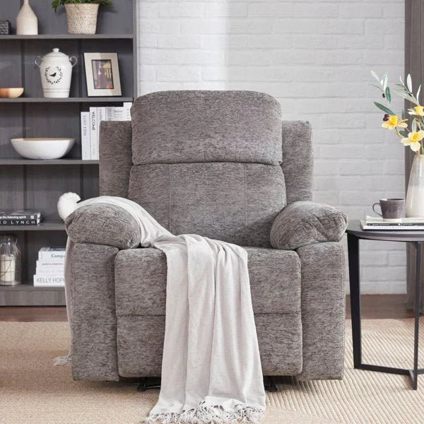 Brevik Fabric Manual Recliner | 1 Seater Recliner – Heaven Furnishing