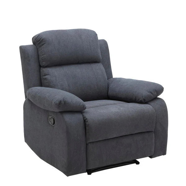 Brevik Fabric Manual Recliner | 1 Seater Recliner – Heaven Furnishing