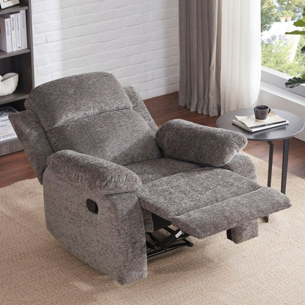 Brevik Fabric Manual Recliner | 1 Seater Recliner – Heaven Furnishing