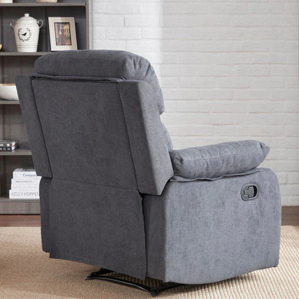 Brevik Fabric Manual Recliner | 1 Seater Recliner – Heaven Furnishing