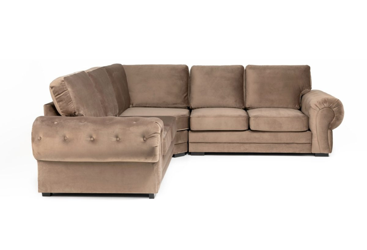 Verona Velvet Corner Sofa – Heaven Furnishing