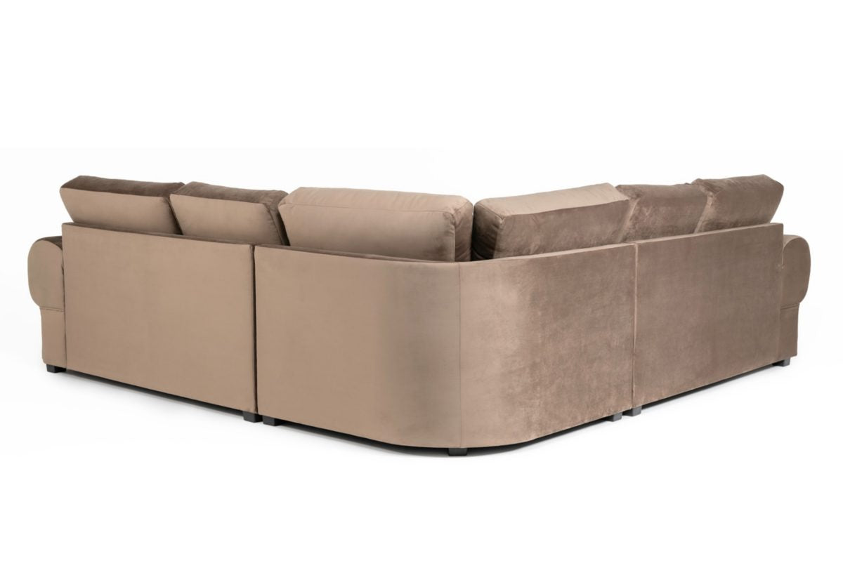 Verona Velvet Corner Sofa – Heaven Furnishing
