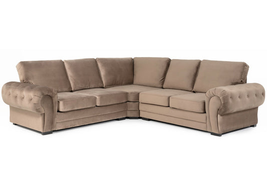 Verona Velvet Corner Sofa – Heaven Furnishing