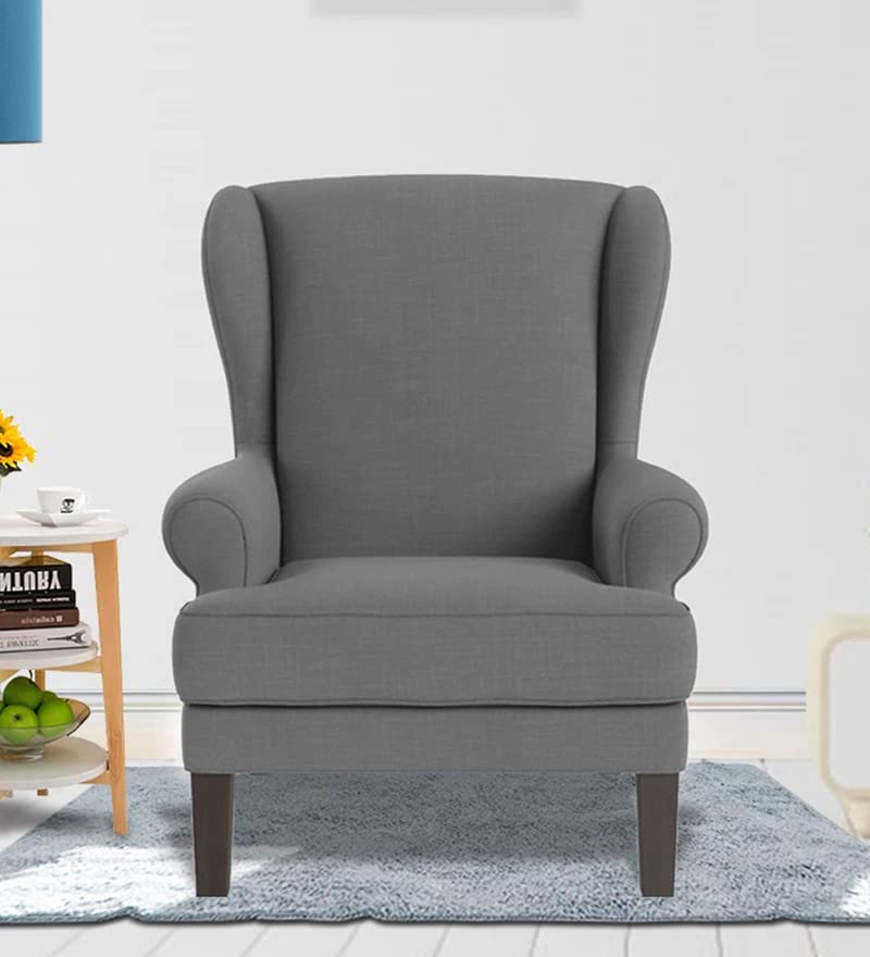 Chicago Upholstered Wing Chair – Heaven Furnishing