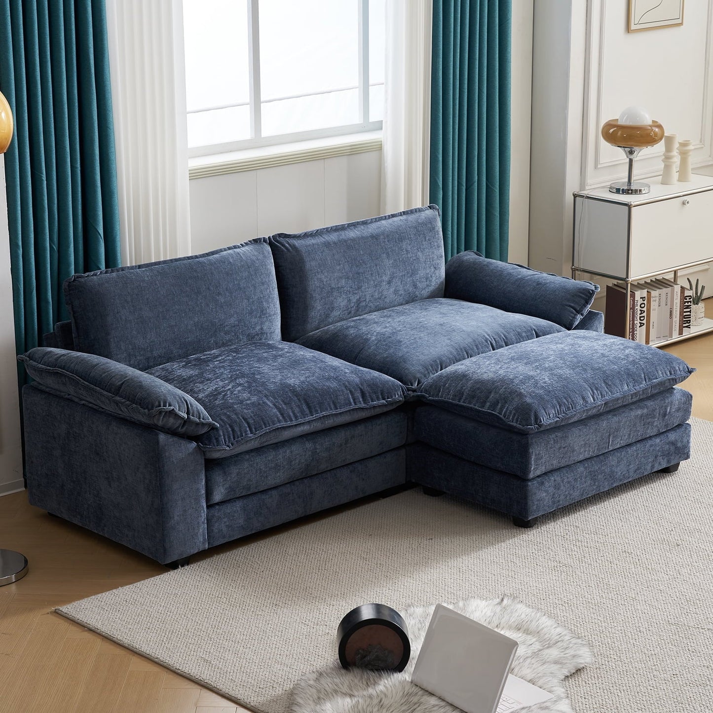 BORIS L Shaped Convertible Sofa – Heaven Furnishing
