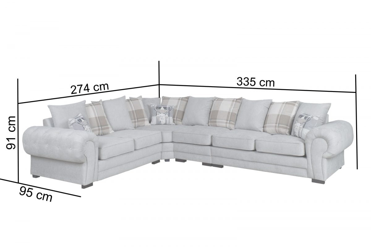Verona Extended Corner Sofa – Heaven Furnishing