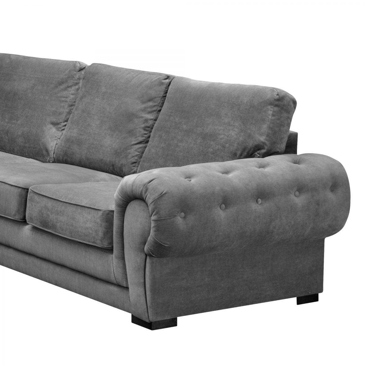 Verona Extended Corner Sofa – Formal Back Cushions – Heaven Furnishing