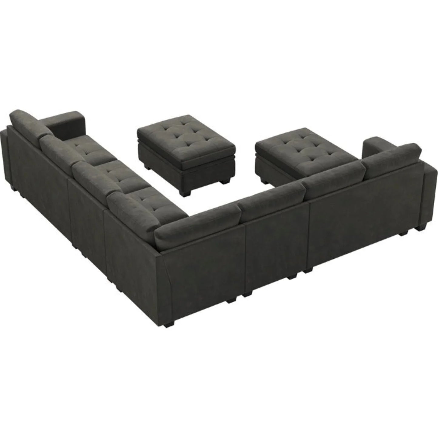 Moris Modular Corner Fabric Sofa – Modern Versatile Sectional