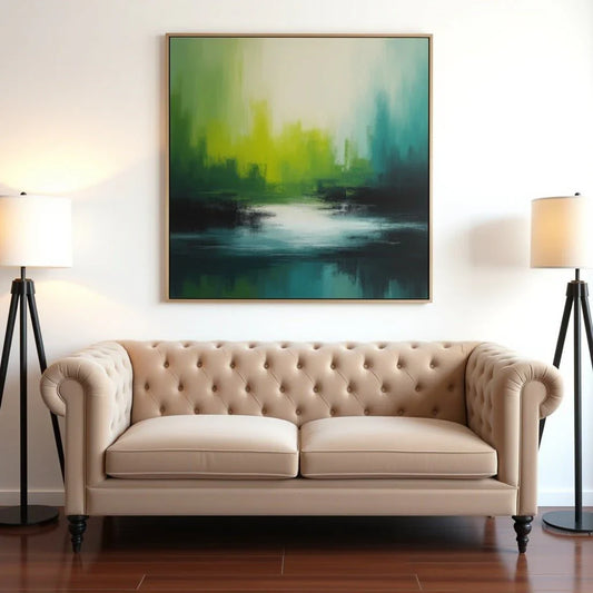 Hendrix Solid Wood Fabric Chesterfield Sofa – Heaven Furnishing