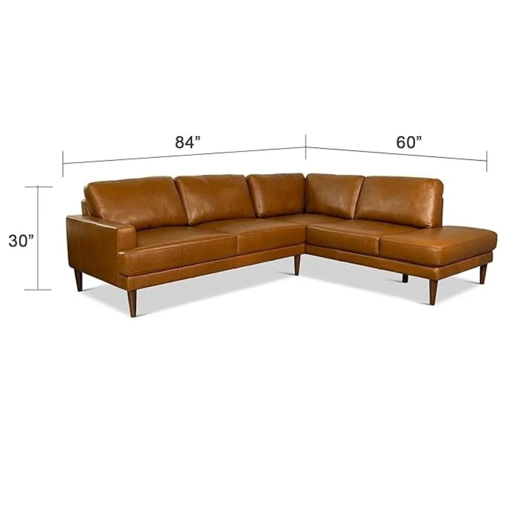 Irina L Shape 6 Seater Leatherette Sectional Sofa – Heaven Furnishing