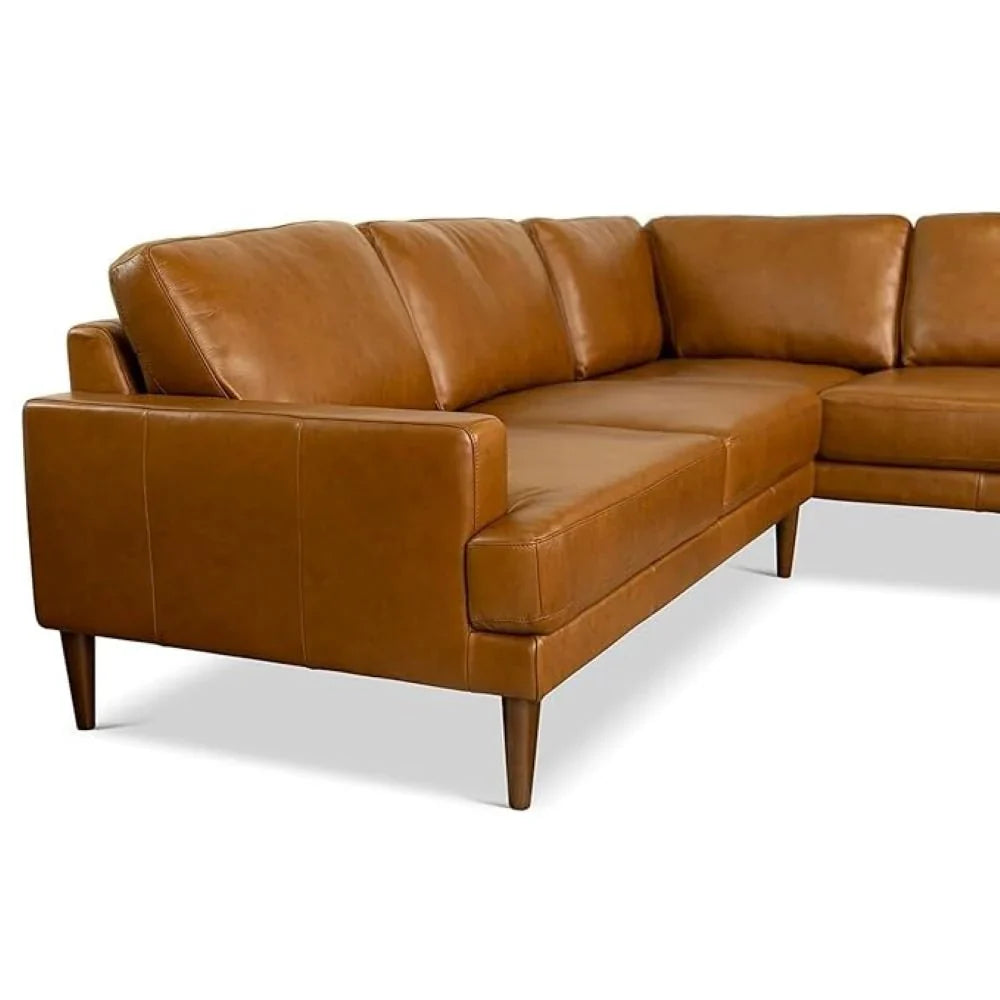 Irina L Shape 6 Seater Leatherette Sectional Sofa – Heaven Furnishing