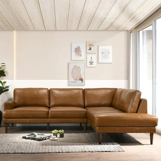 Irina L Shape 6 Seater Leatherette Sectional Sofa – Heaven Furnishing