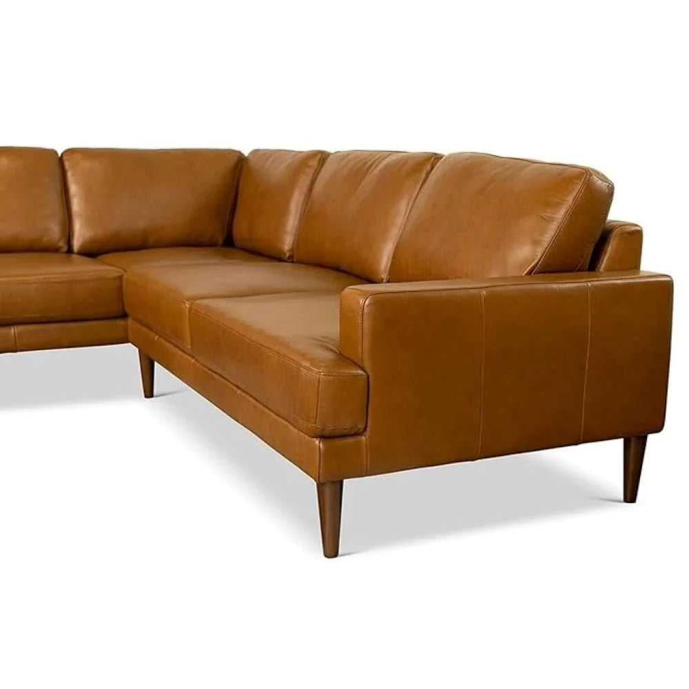 Irina L Shape 6 Seater Leatherette Sectional Sofa – Heaven Furnishing