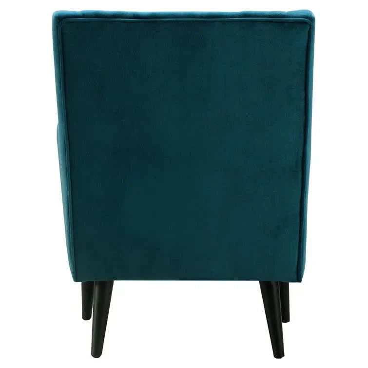Jack 1 Seater Upholstered Tufted Wing Chair – Heaven Furnishing