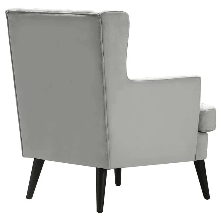 Jack 1 Seater Upholstered Tufted Wing Chair – Heaven Furnishing