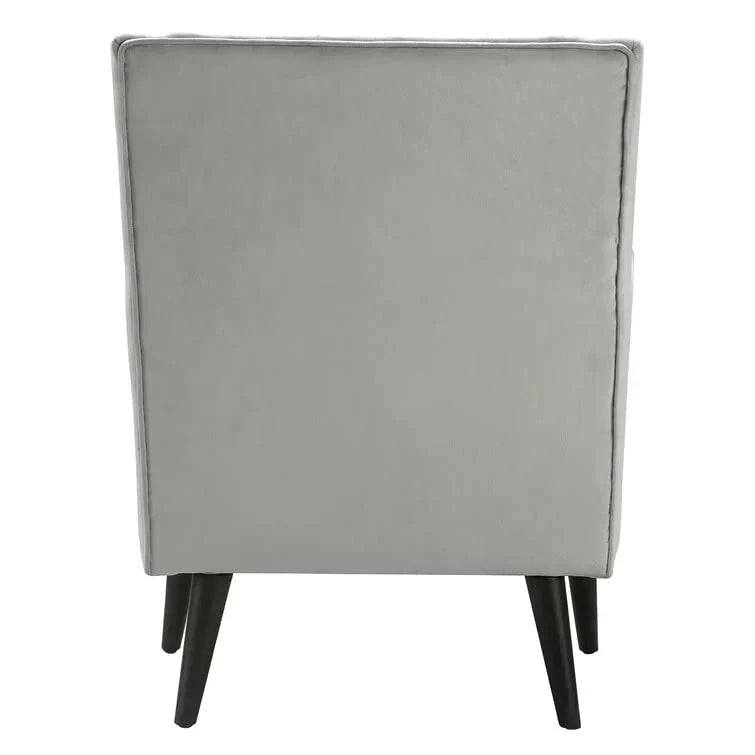 Jack 1 Seater Upholstered Tufted Wing Chair – Heaven Furnishing