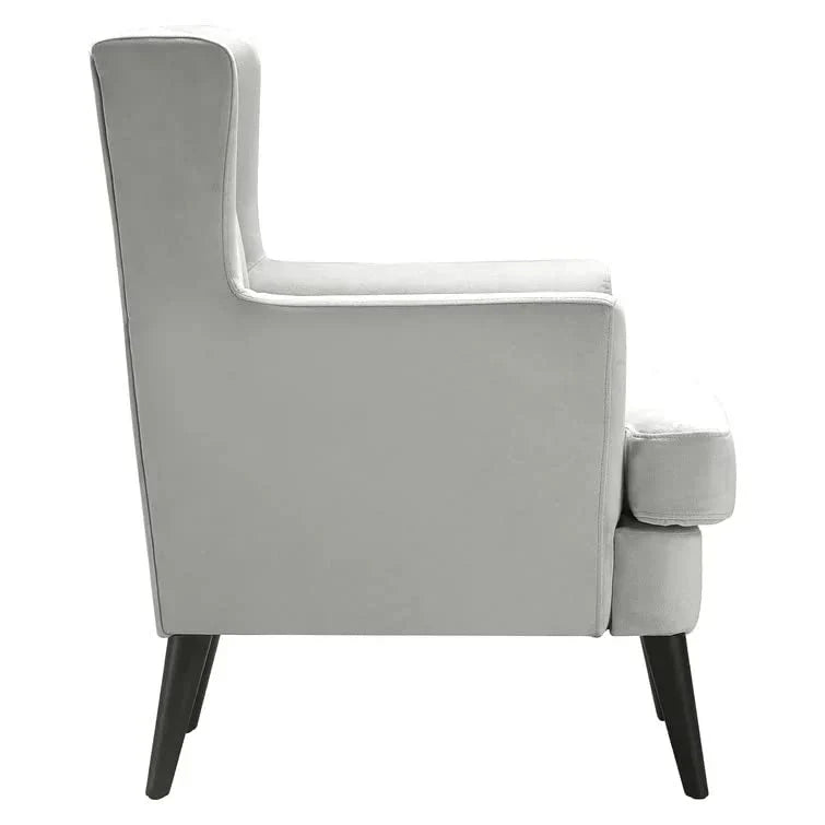 Jack 1 Seater Upholstered Tufted Wing Chair – Heaven Furnishing