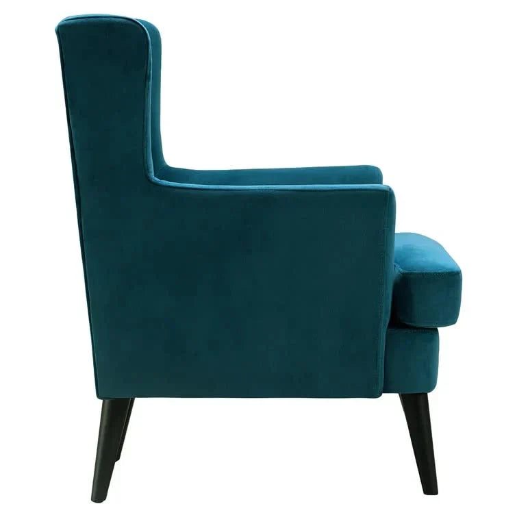 Jack 1 Seater Upholstered Tufted Wing Chair – Heaven Furnishing