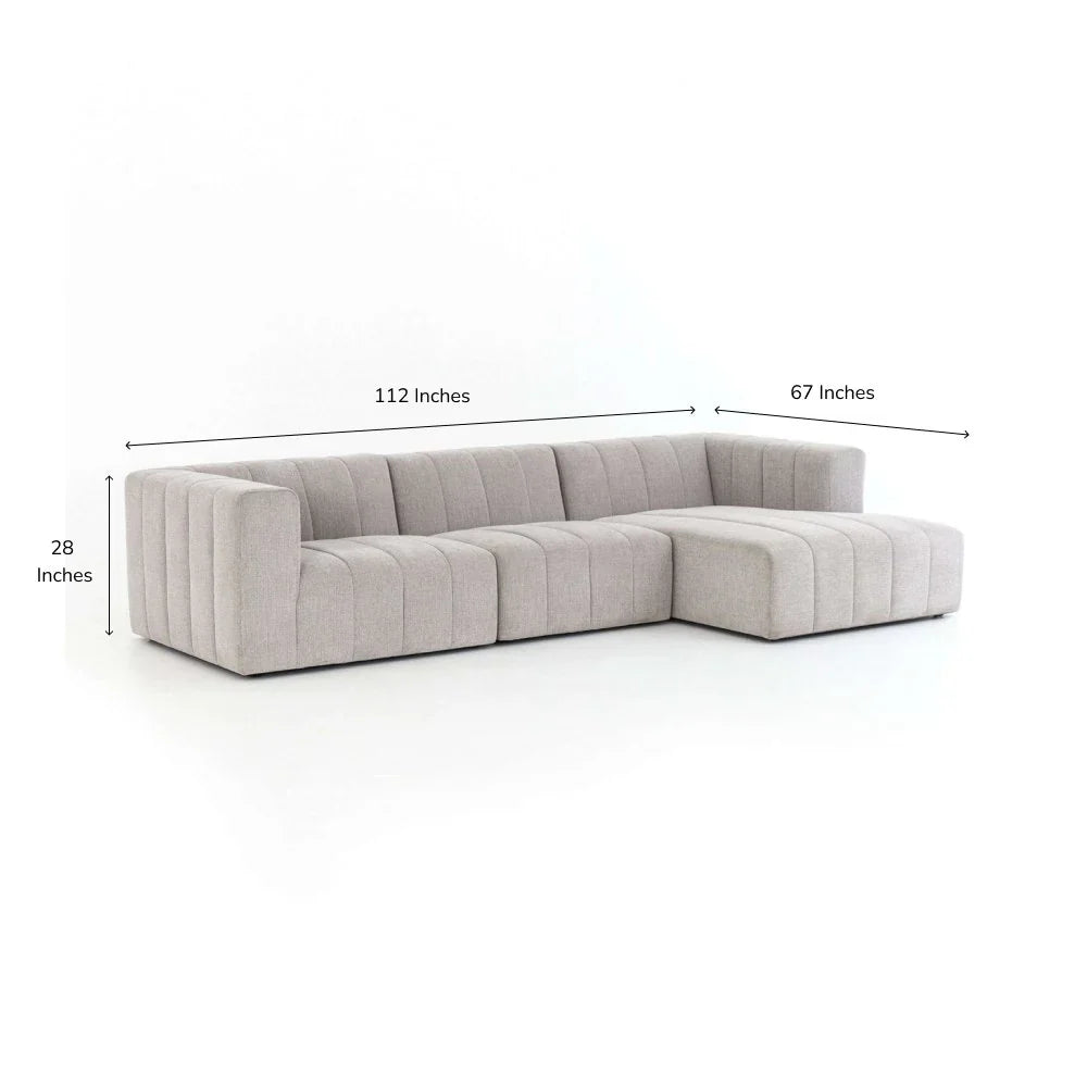 Jerry L Shape Sofa – Heaven Furnishing