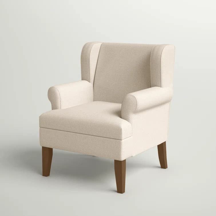 Maria 1 Seater Upholstered Wing Chair – Heaven Furnishing