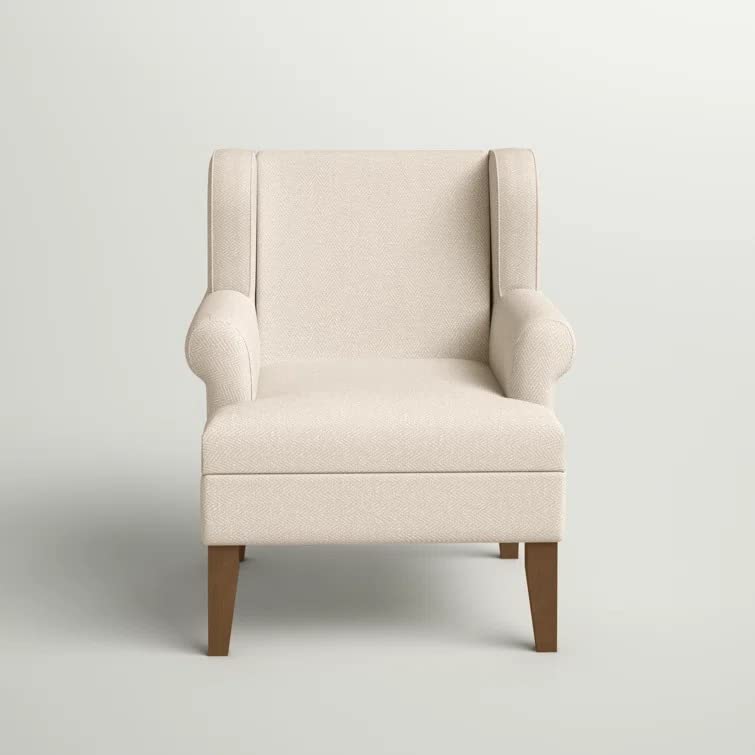 Maria 1 Seater Upholstered Wing Chair – Heaven Furnishing