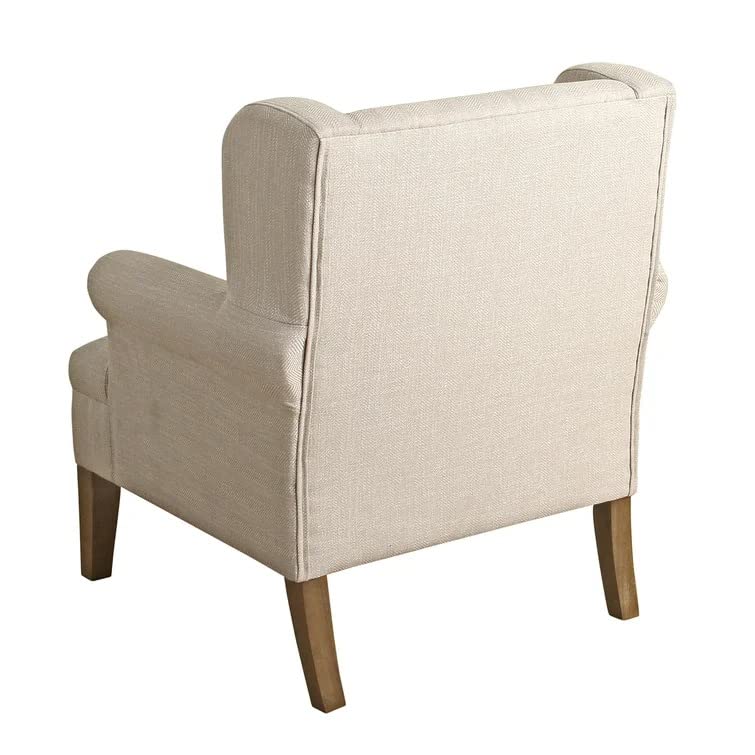 Maria 1 Seater Upholstered Wing Chair – Heaven Furnishing