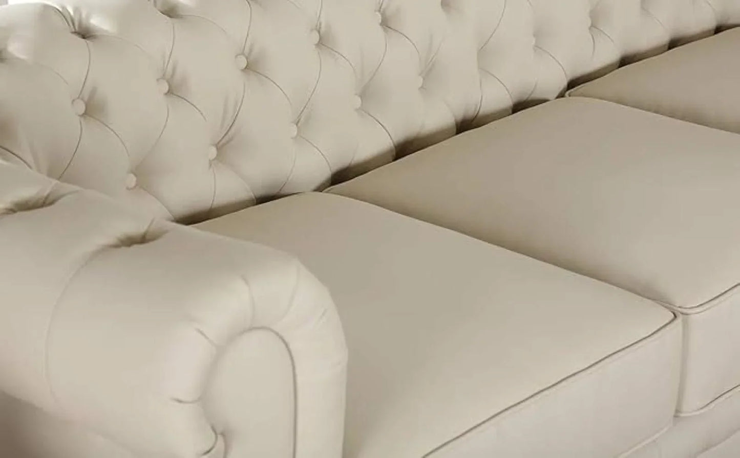 Marina Solid Wood Chesterfield Sofa – Heaven Furnishing