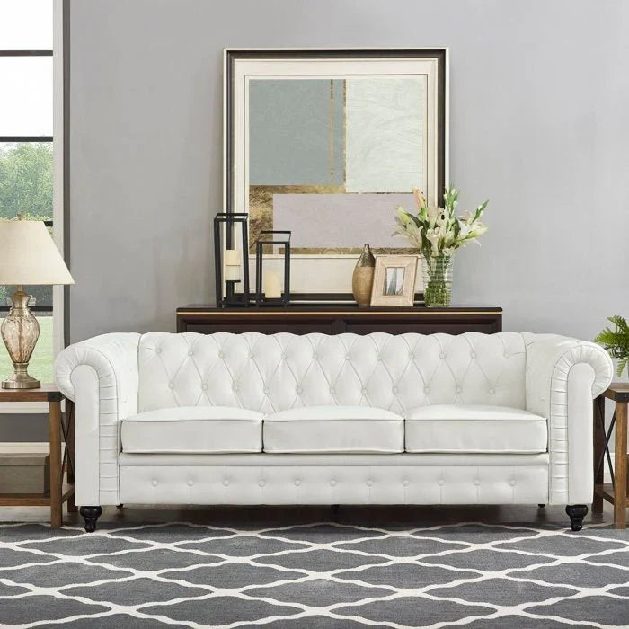 Marina Solid Wood Chesterfield Sofa – Heaven Furnishing