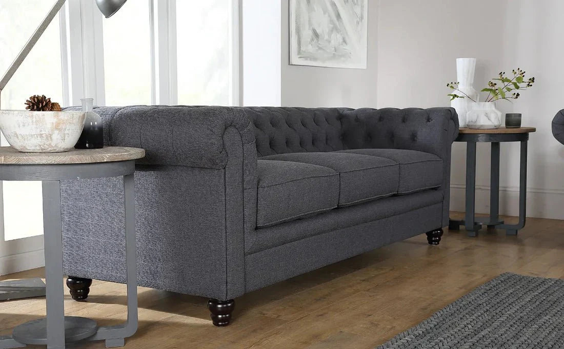 Marina Solid Wood Chesterfield Sofa – Heaven Furnishing