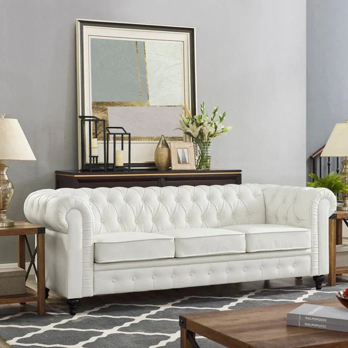 Marina Solid Wood Chesterfield Sofa – Heaven Furnishing