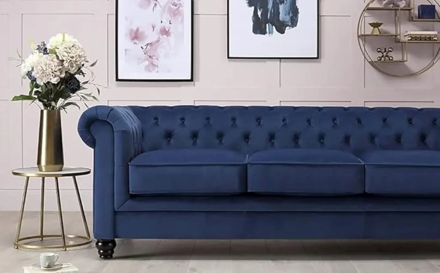 Marina Solid Wood Chesterfield Sofa – Heaven Furnishing