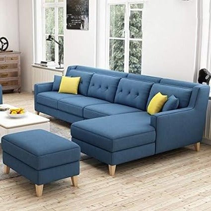 Milner L Shape Sofa with Ottoman – Heaven Furnishing