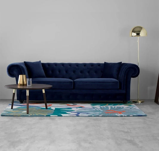 Morgan Solid Wood Chesterfield Sofa – Heaven Furnishing
