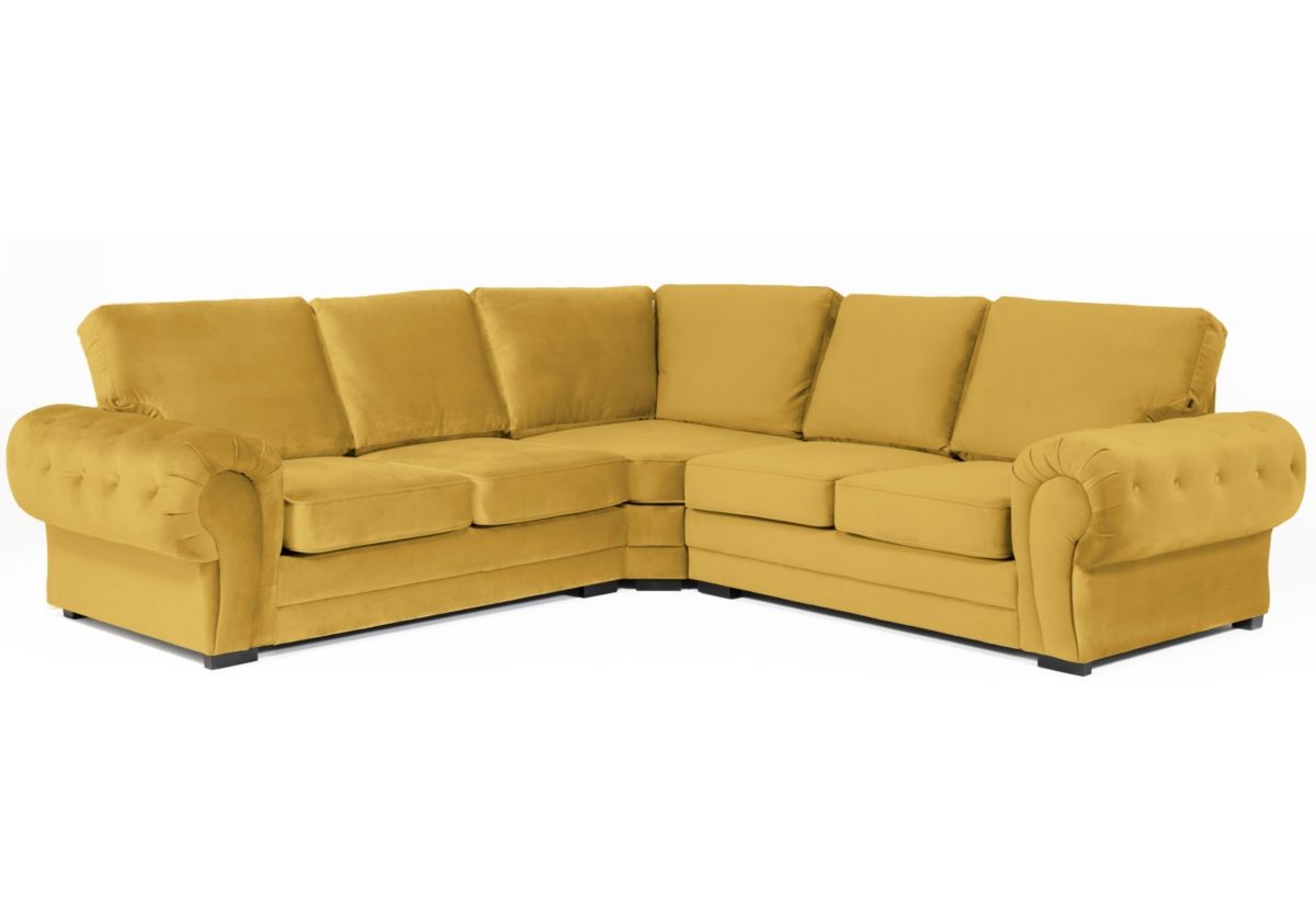 Verona Velvet Corner Sofa – Heaven Furnishing