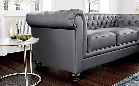 Simpson Solid Wood Chesterfield Sofa – Heaven Furnishing