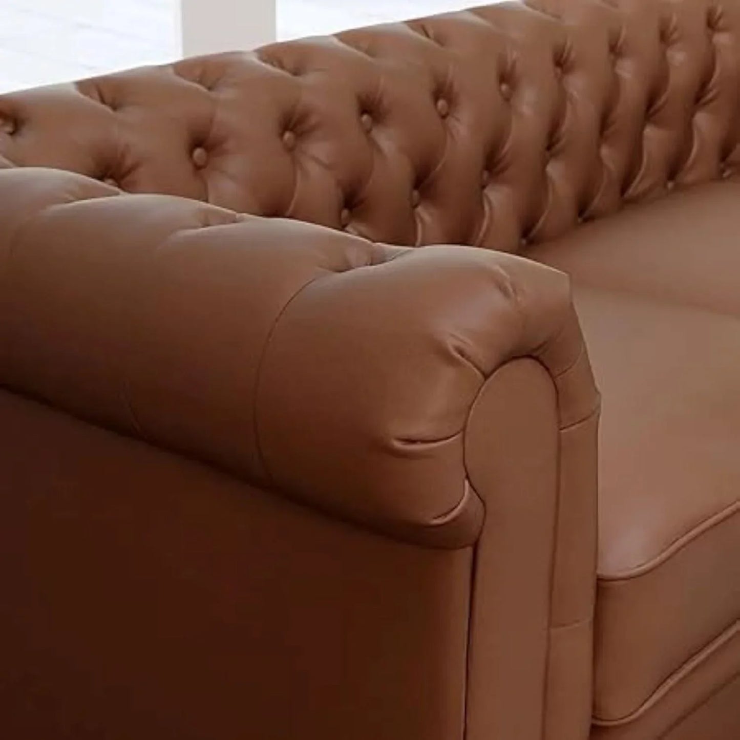 Simpson Solid Wood Chesterfield Sofa – Heaven Furnishing