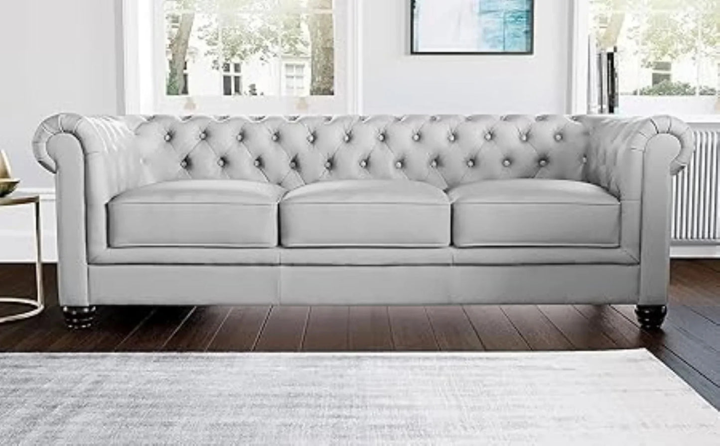 Simpson Solid Wood Chesterfield Sofa – Heaven Furnishing
