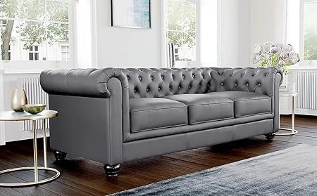 Simpson Solid Wood Chesterfield Sofa – Heaven Furnishing