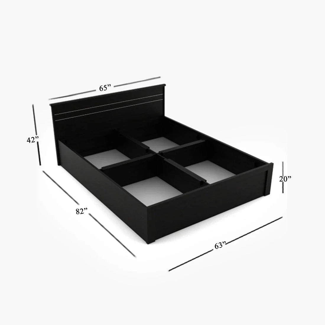 Johan Bed With Box Storage | Heaven Furnishing