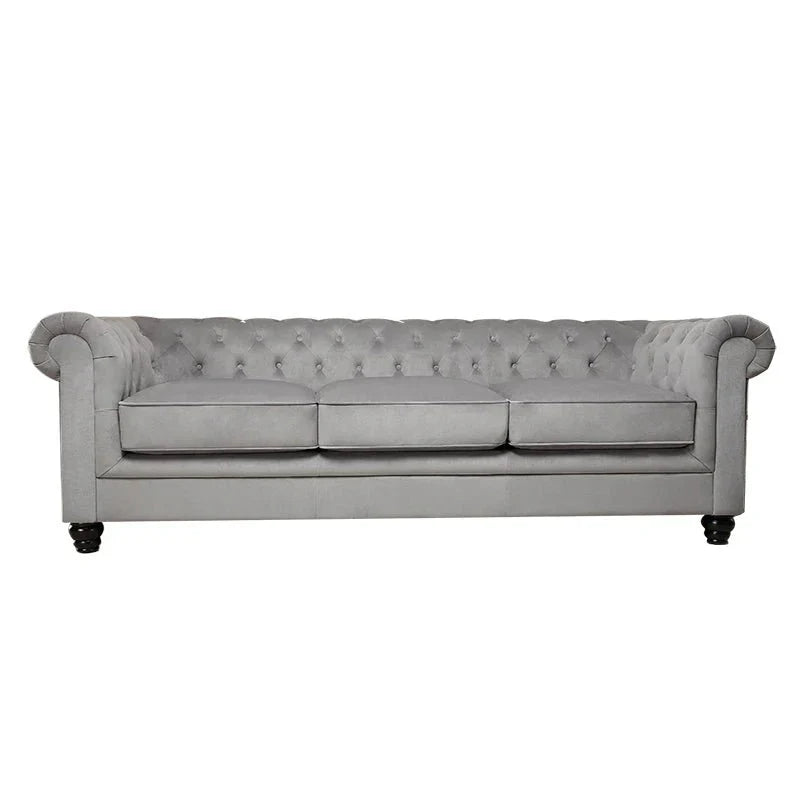 Marina Solid Wood Chesterfield Sofa – Heaven Furnishing
